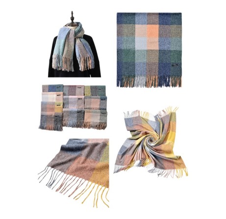 FULAR CUADROS - 3987